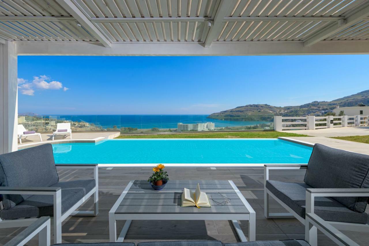 Villa Nissos Линдос Экстерьер фото